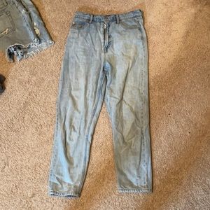 Capri length jeans